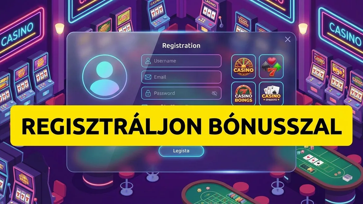 Regisztráció bónusszal